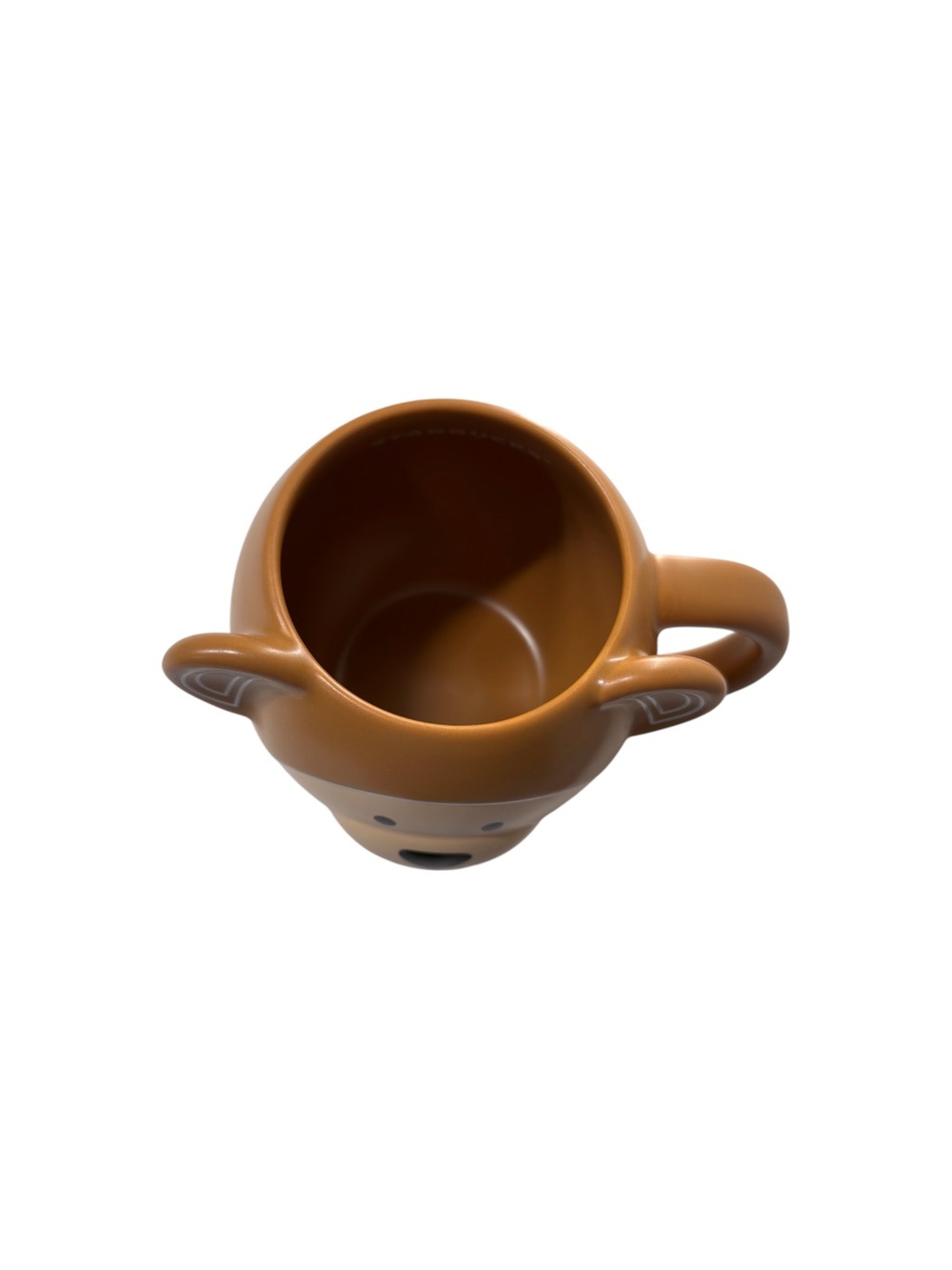 Starbucks 2025 Winter Bearista Brown Ceramic Mug 14 oz Bear Face Coffee Cup New - Picture 5 of 6